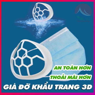 Giá Đỡ 3D Cho Khẩu Trang, Giúp Đeo Khẩu Trang Dễ Thở Hơn thumbnail