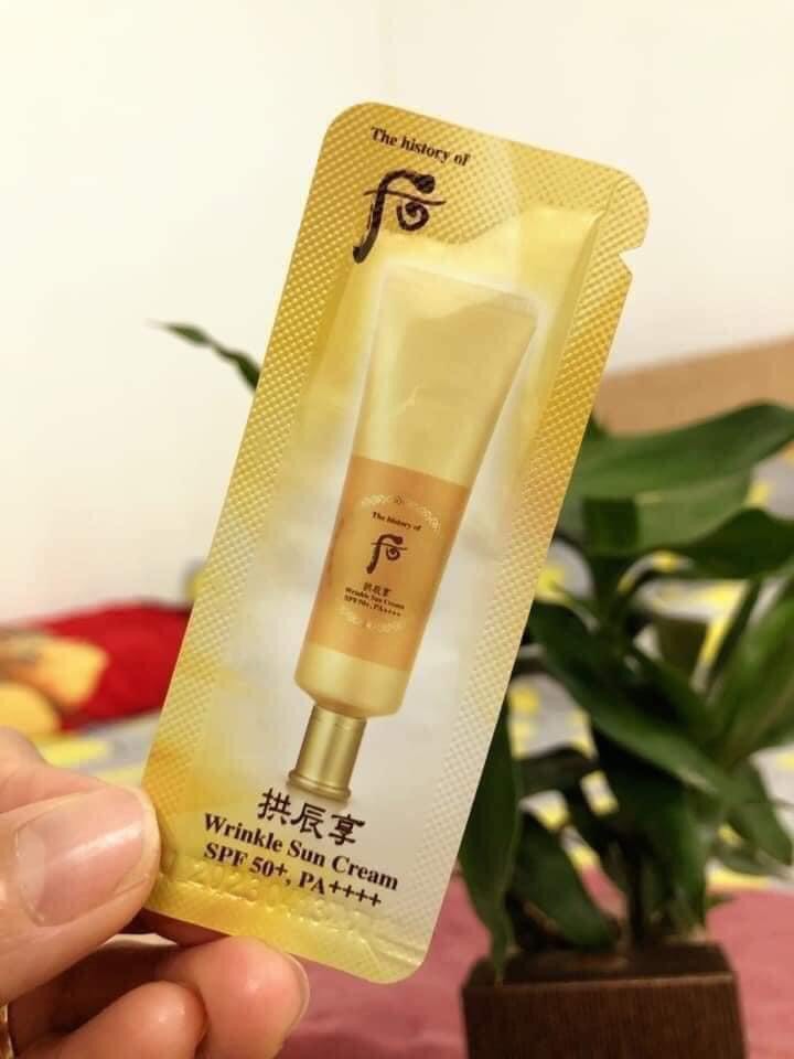 Kem chống nắng chống nhăn đông y sample