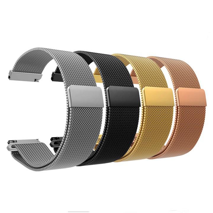 Dây đồng hồ lưới thép milan khóa nam châm - nhiều size