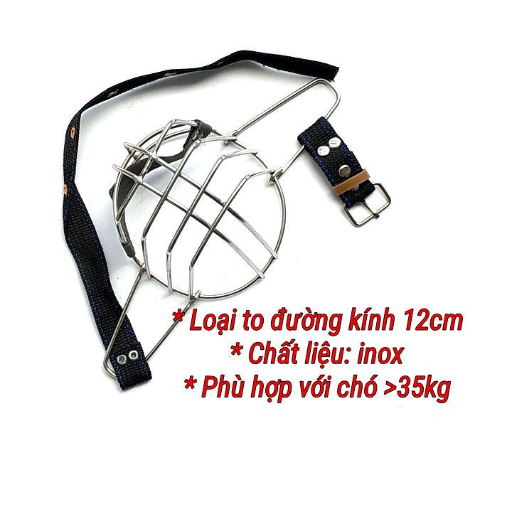 Rọ mõm chó inox size to
