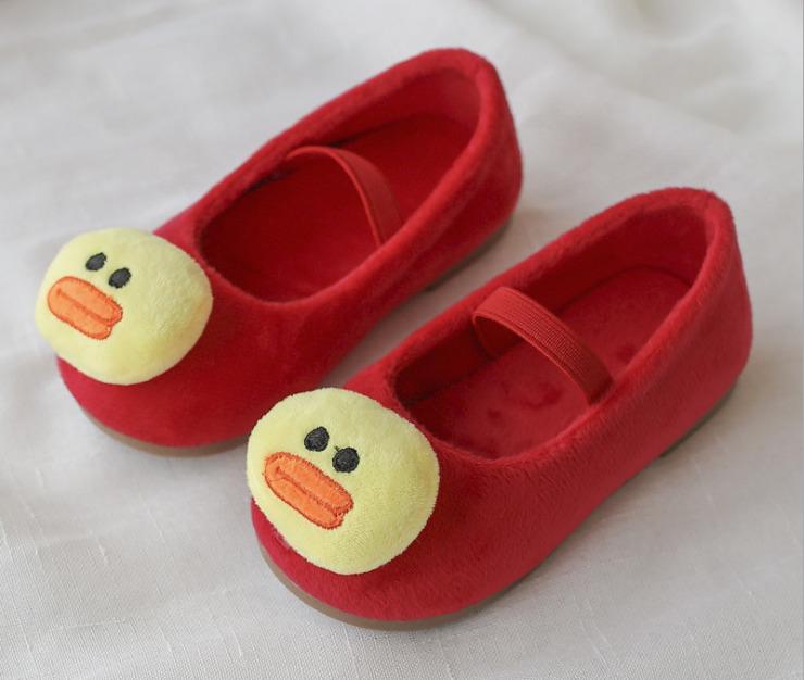 Giày Búp Bê Mặt Vịt Ngộ Nghĩnh Cho Bé Gái, Chất Bông êm Mềm Siêu Tiết Kiệm Giày Búp Bê Mặt Vịt Ngộ Nghĩnh Cho Bé Gái, Chất Bông êm Mềm Siêu Tiết Kiệm