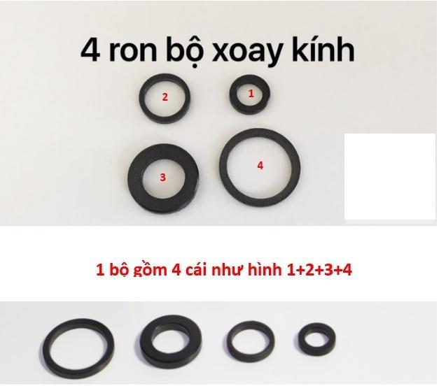 Bộ 4 ron xoay kính 360 độ