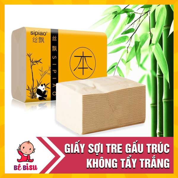 Set 27 gói giấy sợi tre Sipiao (300 tờ/ gói)