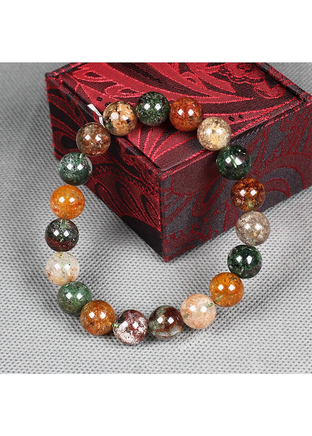 [FreeshipMAX] Vòng tay nữ Thạch Anh Ưu Linh đa sắc VIP 10ly