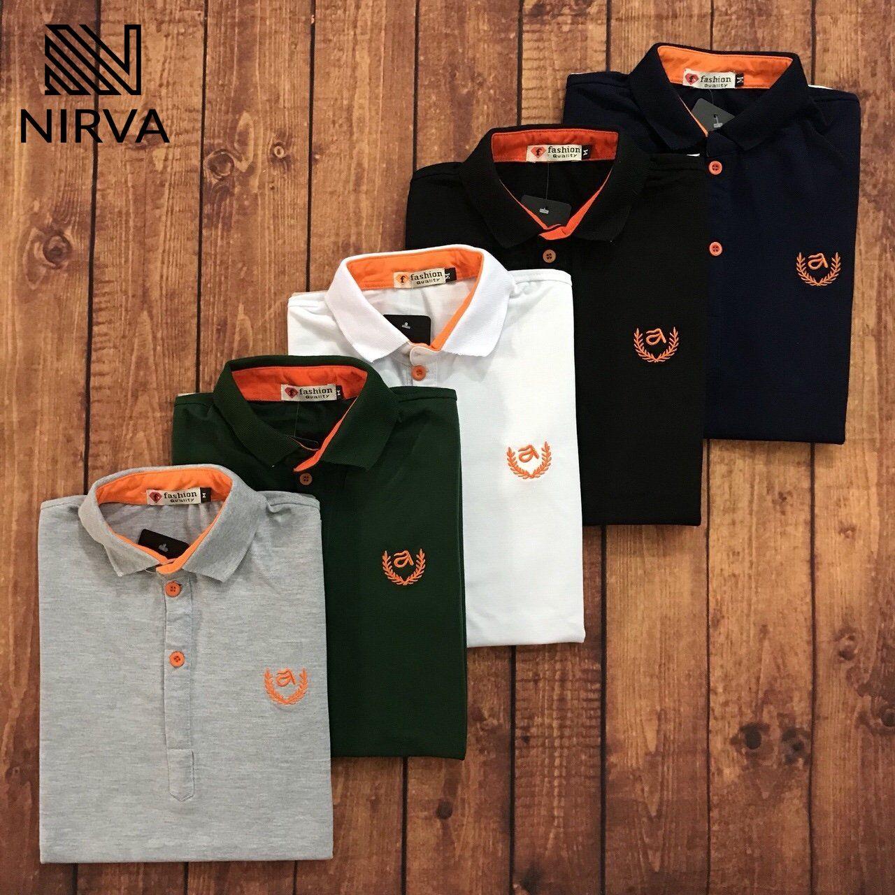 Áo thun nam polo NIRVA bông lúa cao cấp RXP048
