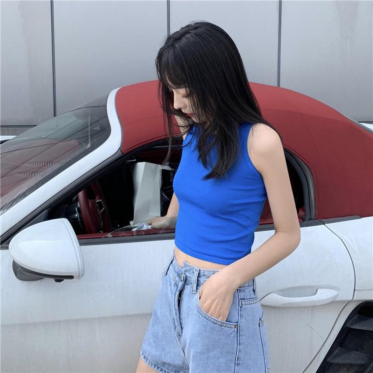 Áo thun croptop nữ sát nách form body