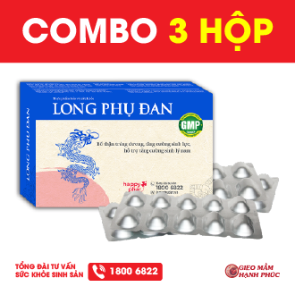 Combo 3 Hộp Long Phụ Đan Tiết Kiệm 120K
