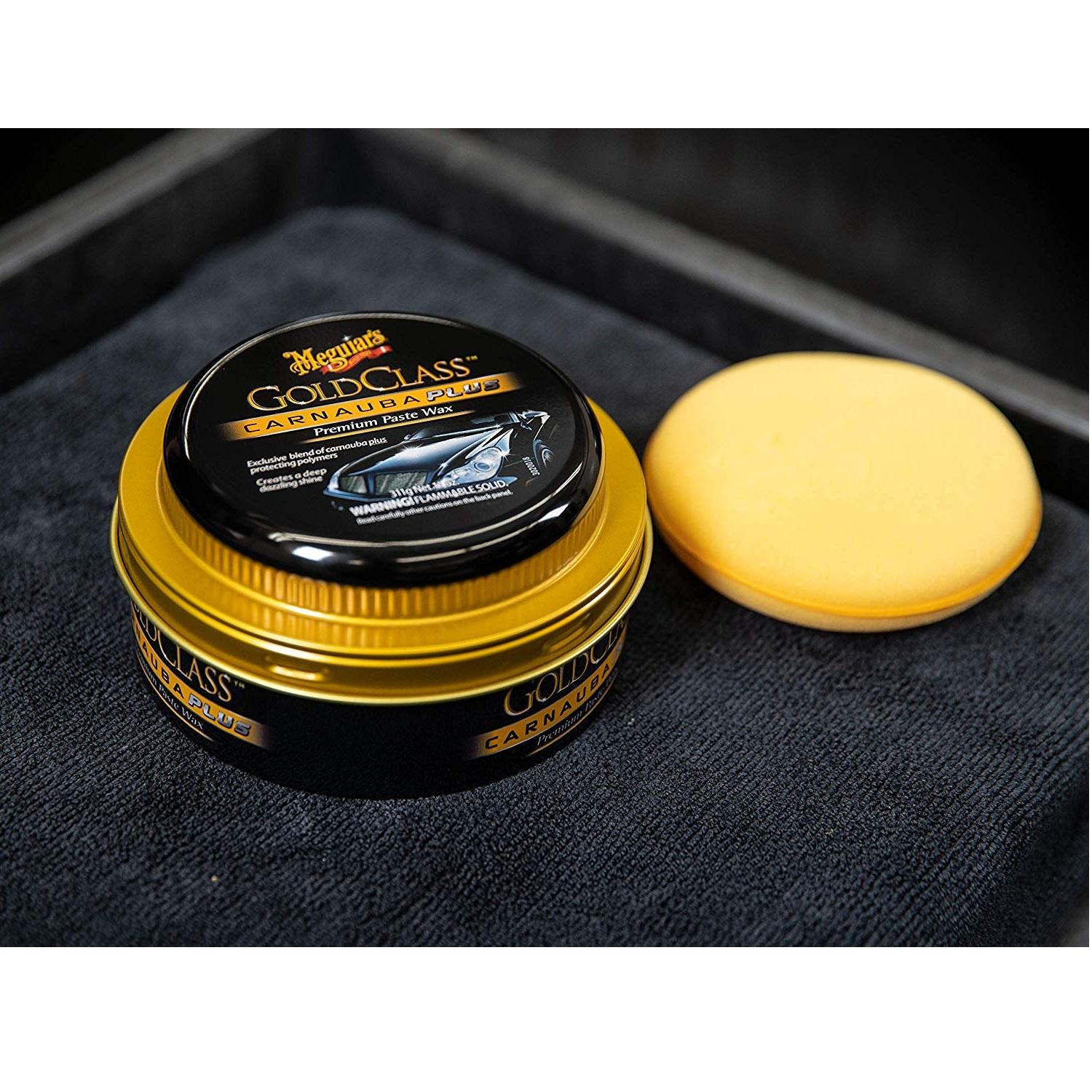 Meguiar's Wax đánh bóng xe dòng Gold Class - Gold Class Carnauba Plus Premium Paste Wax - G7014J, 11 oz, 311g