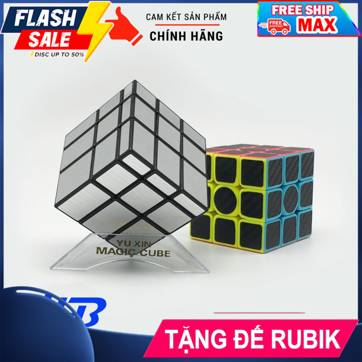 (FREE SHIP - TẶNG ĐẾ RUBIK) Đồ Chơi Rubik Gương MOFANGJIAOSHI Loại Cao Cấp - Rubik Biến Thể Miror - Màu BẠC - Rubik biến thể màu bạc - rubik biến thể mặt gương