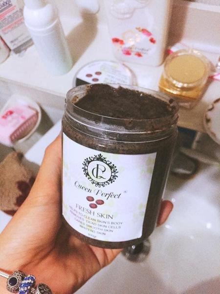 Tẩy tế bào chết Queen Perfect- Cafe Face & Body