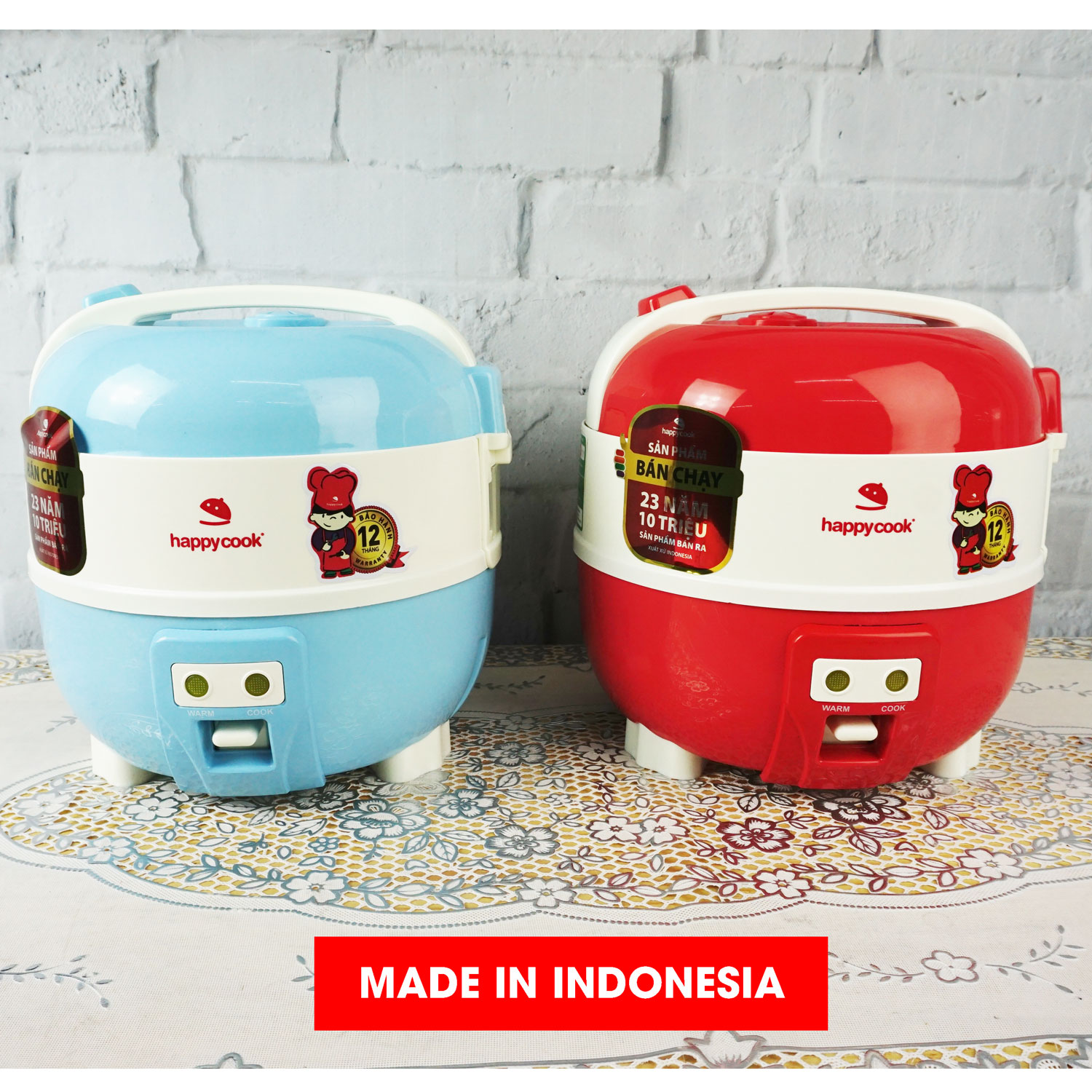 NỒI CƠM CƠ ĐIỆN NẮP GÀI HAPPYCOOK 1LÍT HC100