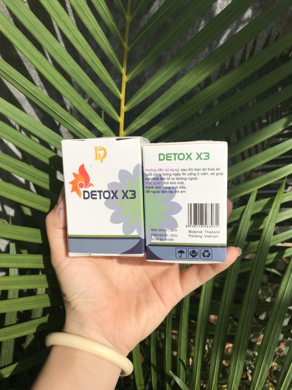 Detox X3 Thải Độc giảm mỡ bụng giảm mỡ bụng hiệu quả cao cấp