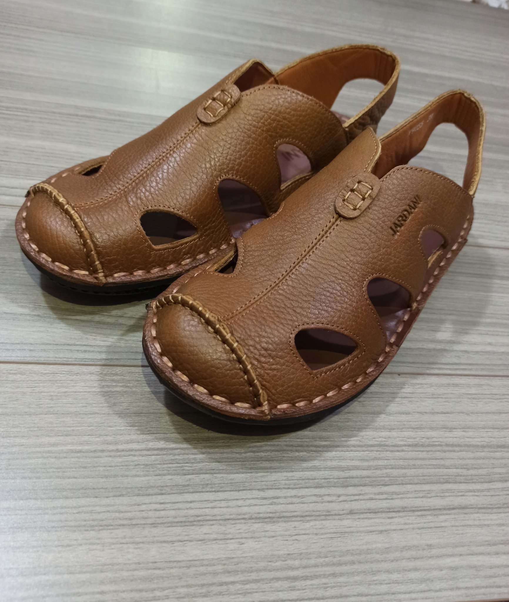 Giày Rọ Nam Da Bò màu Vàng - bảo hành 24 tháng