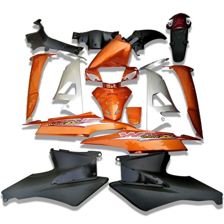 Plastic cover for motorcycle Wave Alpha full set material ABS brand name GTP