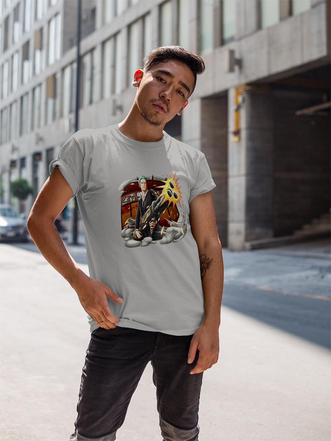 [HCM]Áo thun Unisex - One Piece Roronoa Zoro - Cotton Thun Phong Cách Cá Tính - Cực Chất Và Đẹp