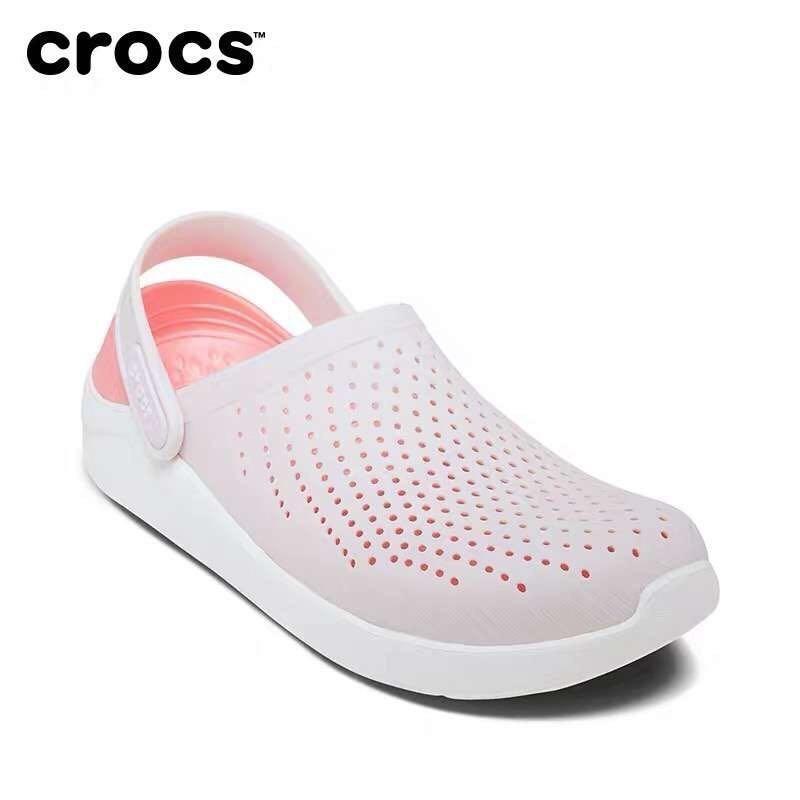 SỤC CROCS.. LITERIDE SIÊU MỀM ÊM (KEM/CAM)