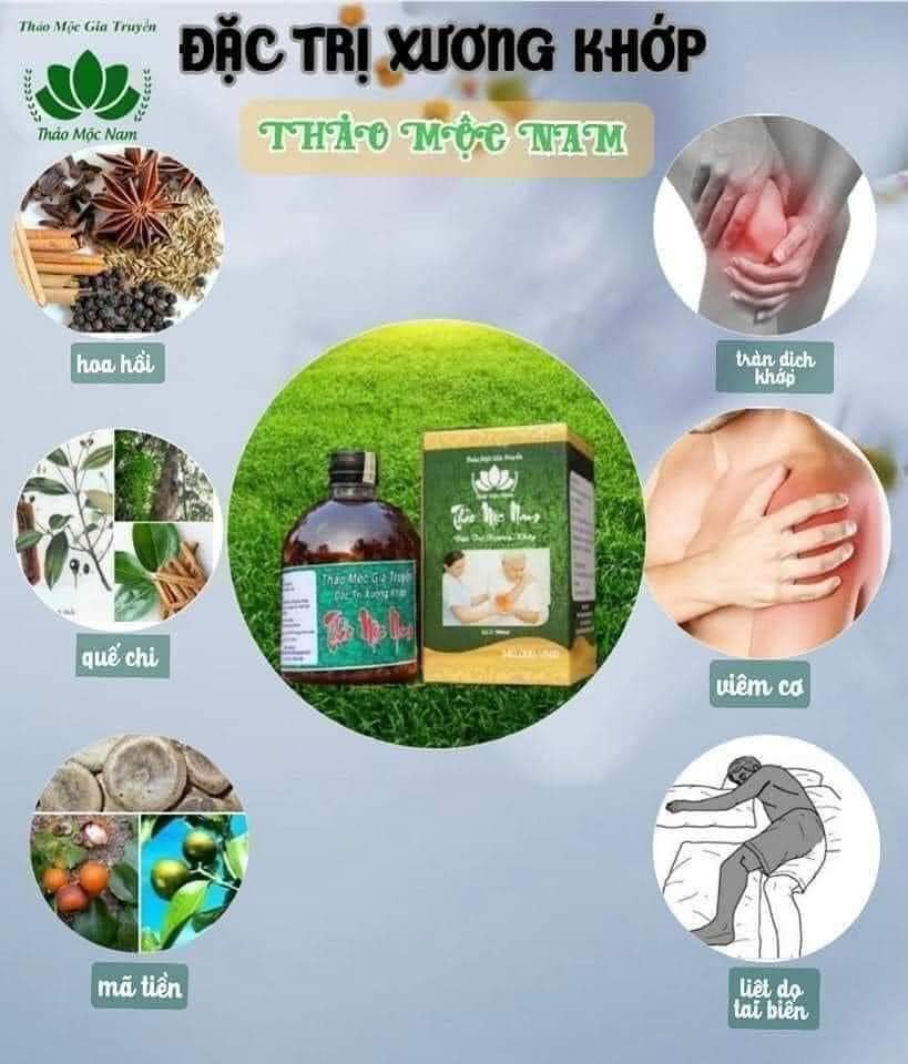 [HCM]Xoa bóp Thảo Mộc Nam- 500ml.