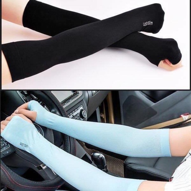 Găng tay chống nắng Nam,Nữ Let's Slim Hàn Quốc ,Bao Tay đi Phượt chống tia UV bảo vệ sức khỏ, gang tay đi nắng,gang tay chống nắng xỏ ngón