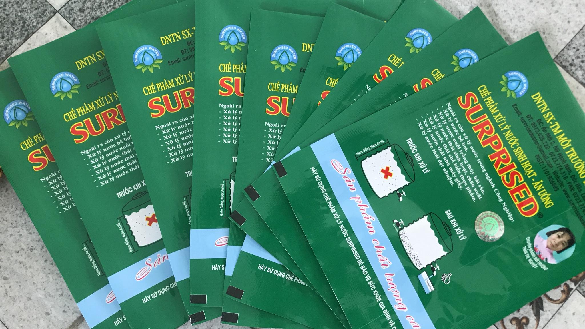 Combo 10 gói Chế phẩm xử lý nước SURPRISED WATER 200gr