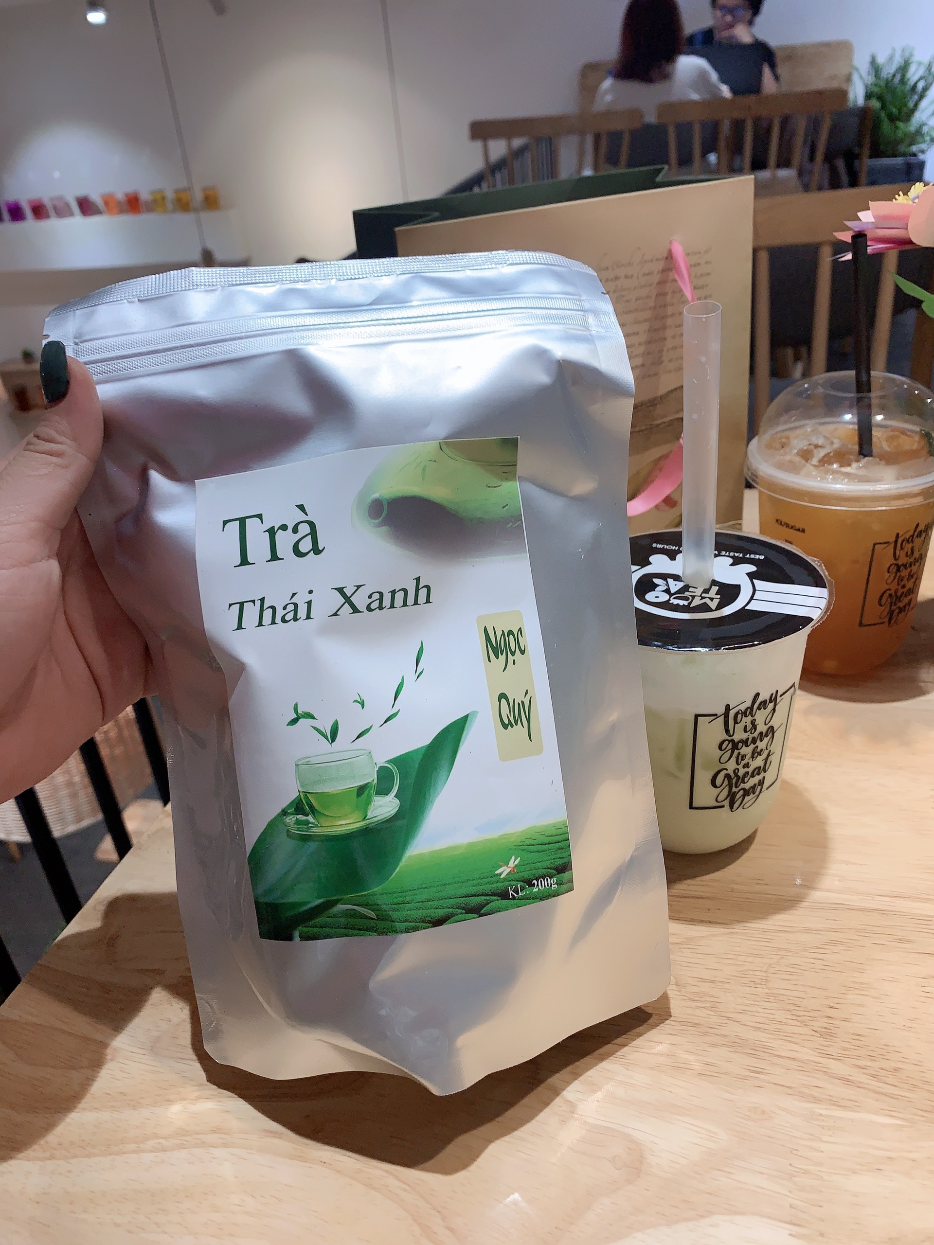 HCMTrà Thái Xanh 200gr - nguyên liệu trà sữa