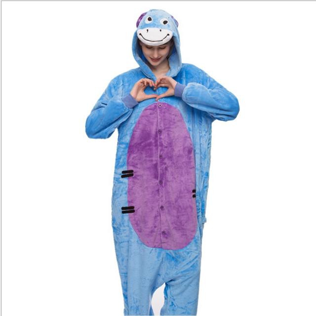 Bộ Đồ Thú Pijama Lừa Xanh