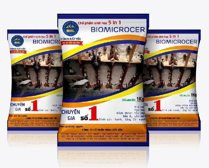 Chế phẩm sinh học 5 in 1 nhà yến Bio Microcer