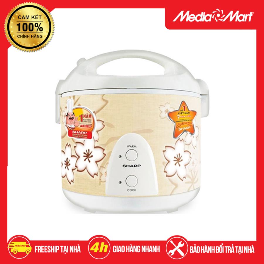 Nồi cơm điện cơ 1,8L Sharp KS-N191ETV "SB"