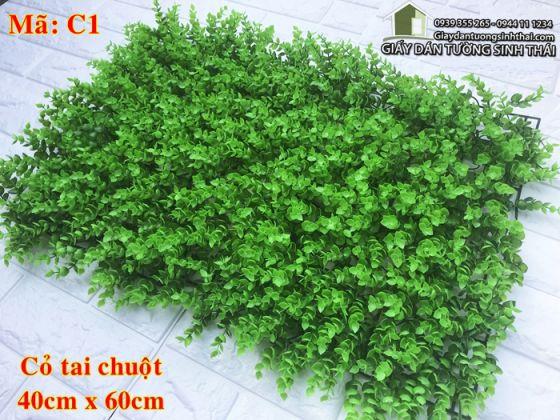 [HCM]Tấm cỏ nhựa tai chuột 40cm x 60cm