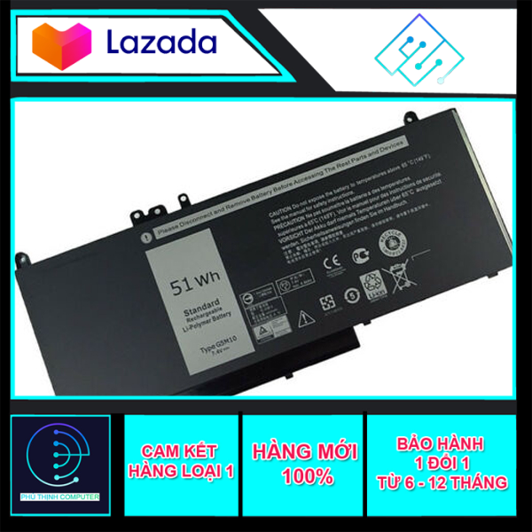 Pin cho laptop dell latitude e5450 e5550 type g5m10