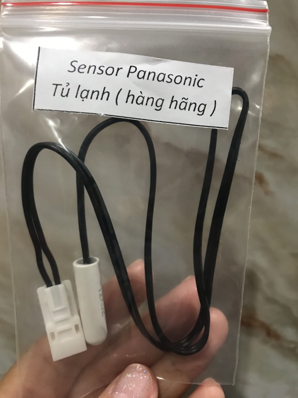 [HCM]Sensor dùng cho tủ lạnh Panasonic đầu trắng ( Đầu dò cảm biến tủ lạnh ) Loại tốt dùng cho tủ lạnh
