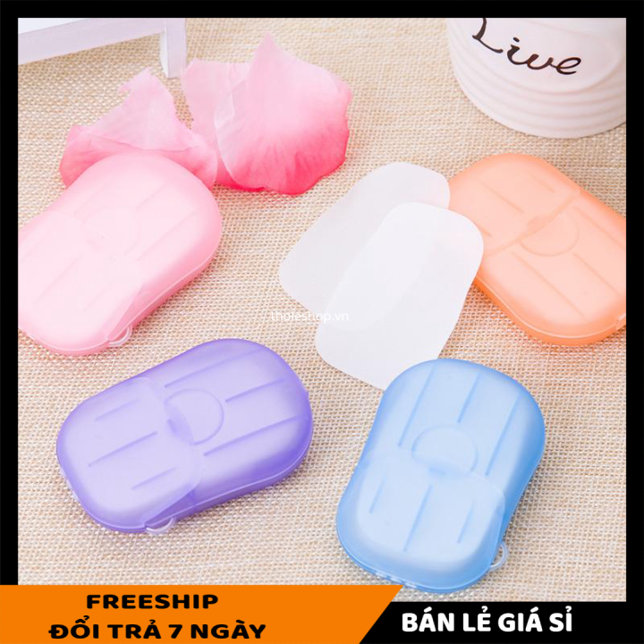 Xà phòng giấy dùng 1 lần tiện lợi, nhỏ gọn dễ mang theo bên người, là phụ kiện  không thể thiếu cho những chuyến đi xa, du lịch. [LẺ GIÁ SỈ]