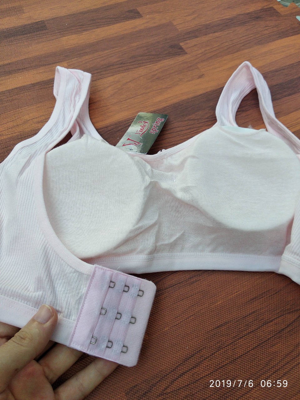 Lẻ 1 áo lót học sinh cấp 2 chất cotton mềm mát có mút mỏng 6020