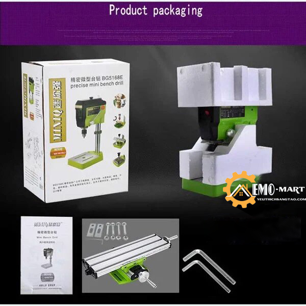 [FreeshipMAX] Máy khoan bàn công suất lớn miniQ 680W