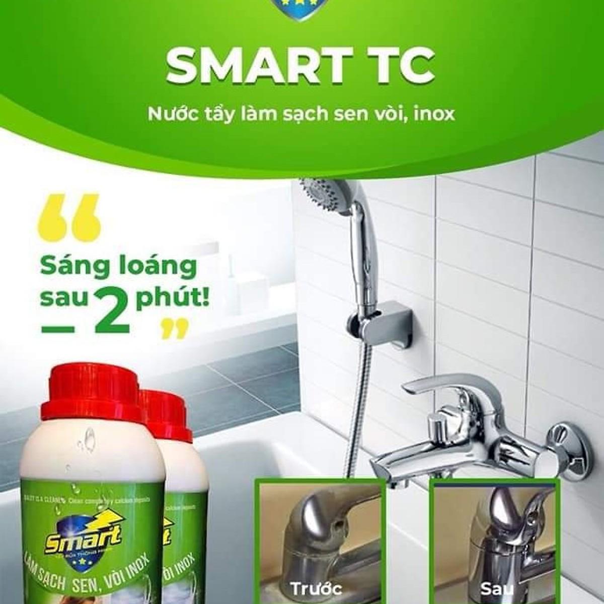 CHẤT TẨY  LÀM SẠCH THIẾT BỊ INOX SMART TC (Chai 500ml)
