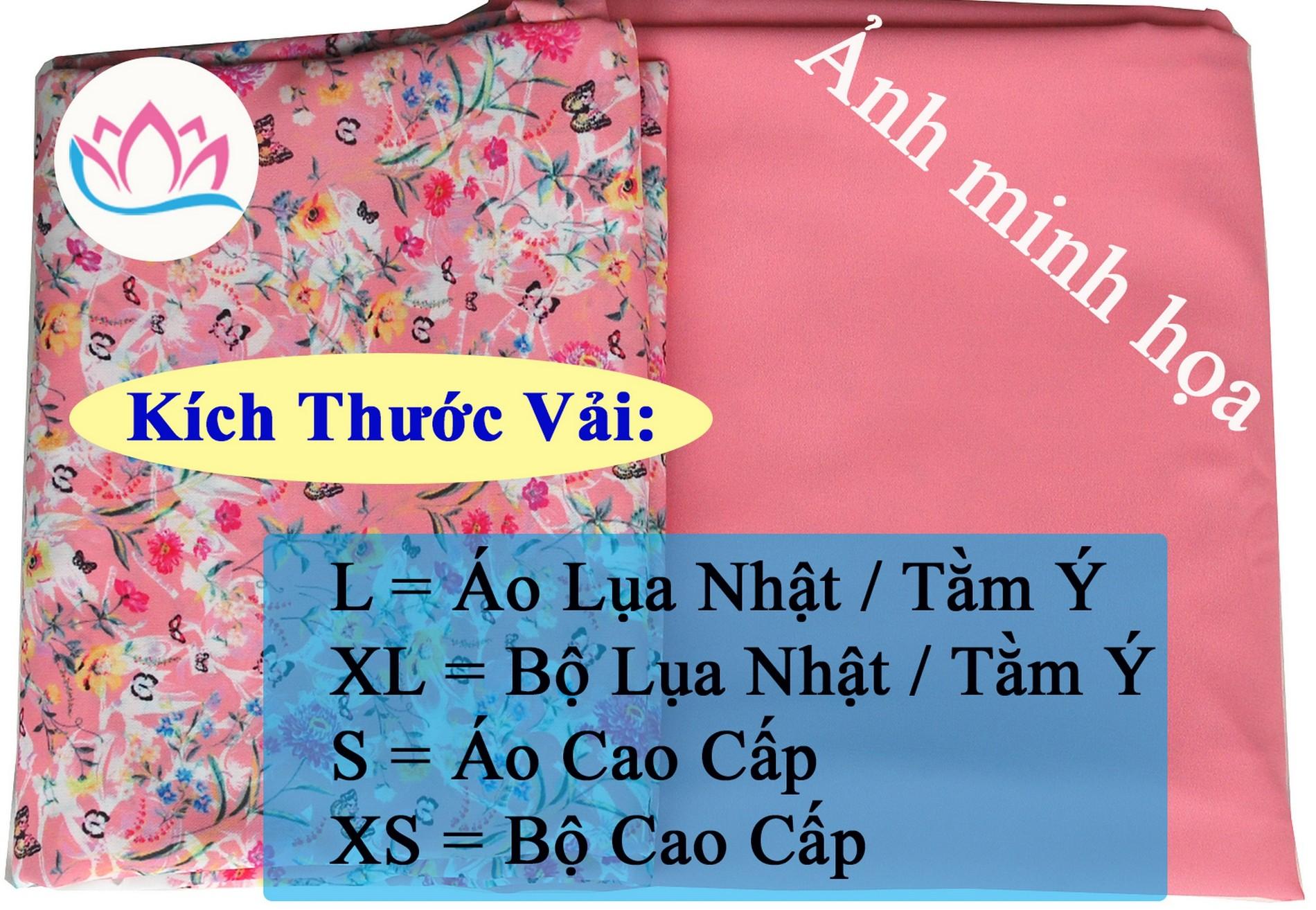 [HCM]Vải áo dài 3D hoa eo - L 586