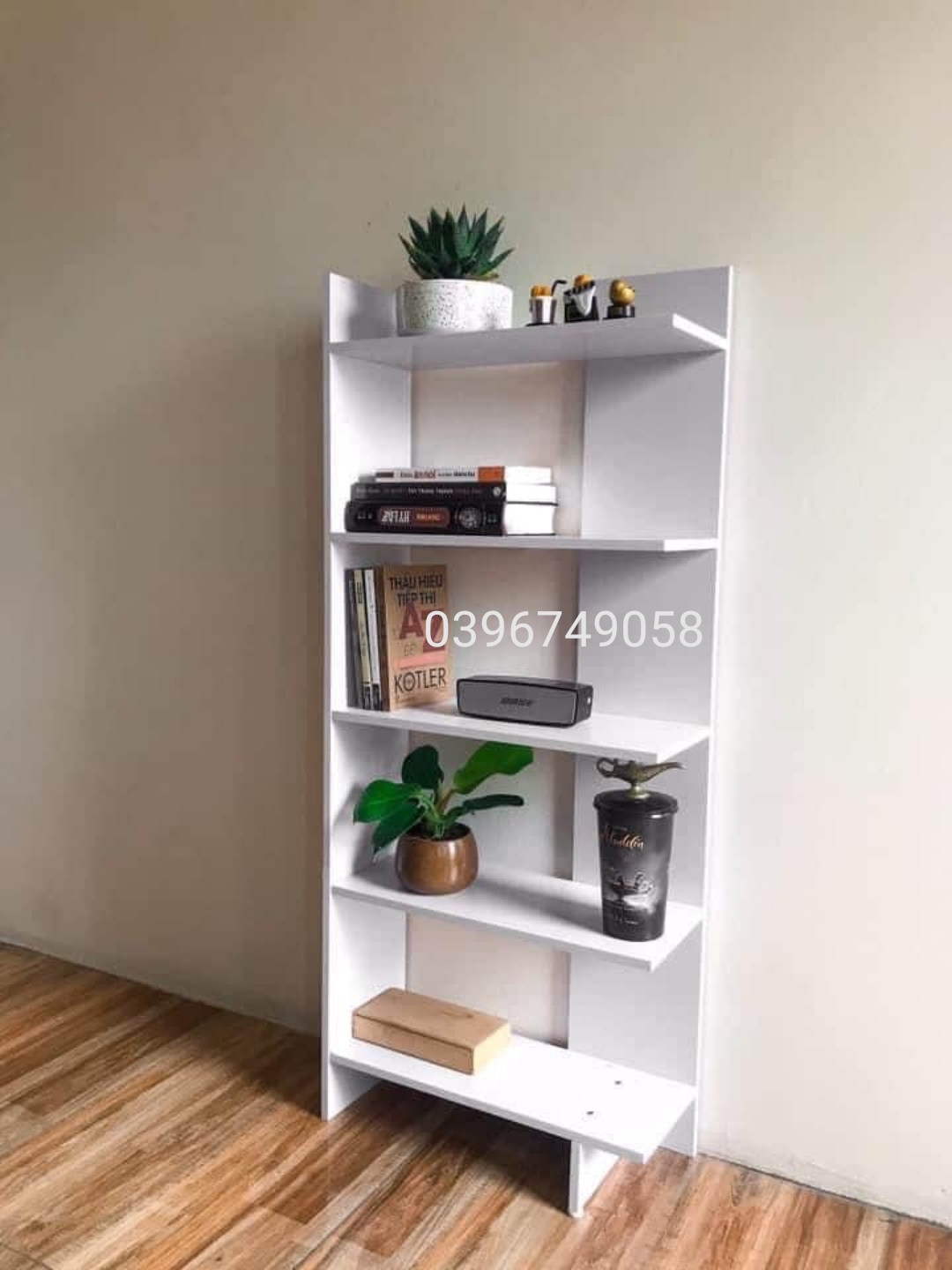 Kệ Sách Gỗ 5 Tầng Đa Năng Lắp Ghép
