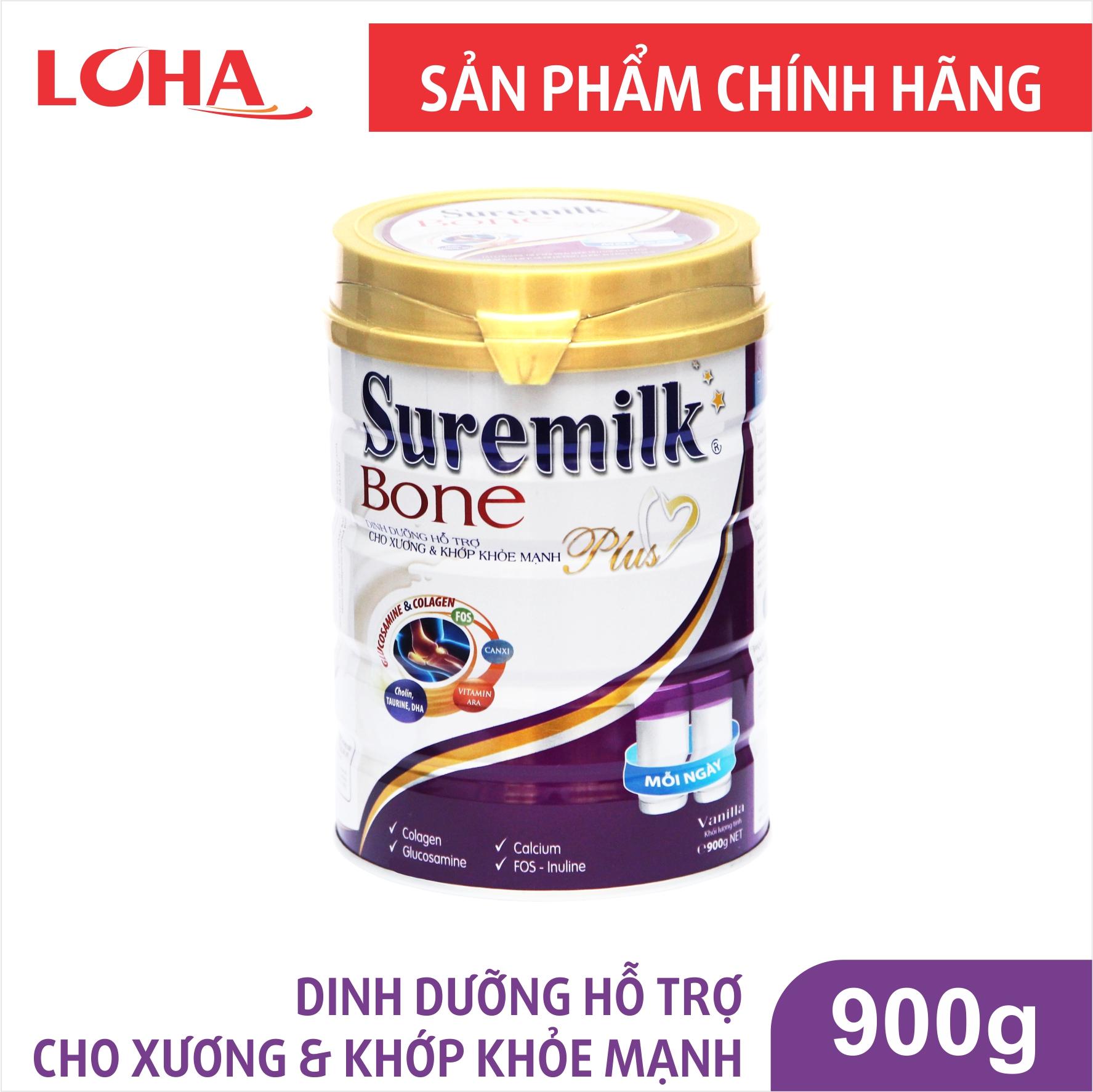 Sữa bột Suremilk Bone Plus 800g (dinh dưỡng thiết yếu cho xương và khớp chắc khỏe) - FreeShip Max - LOHAMART