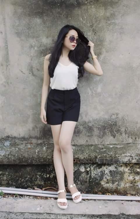 Áo hai dây voan lụa
