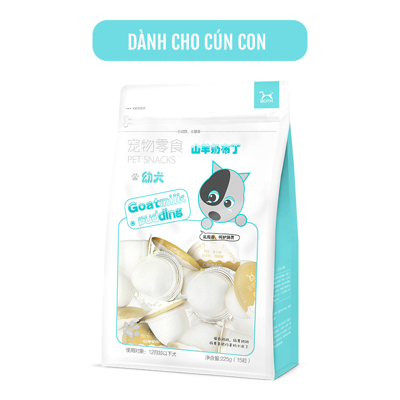 [LẺ 2 VIÊN] THẠCH SỮA DÊ CHO CHÓ MÈO BOTH - PUDDING DINH DƯỠNG - TREAT THƯỞNG