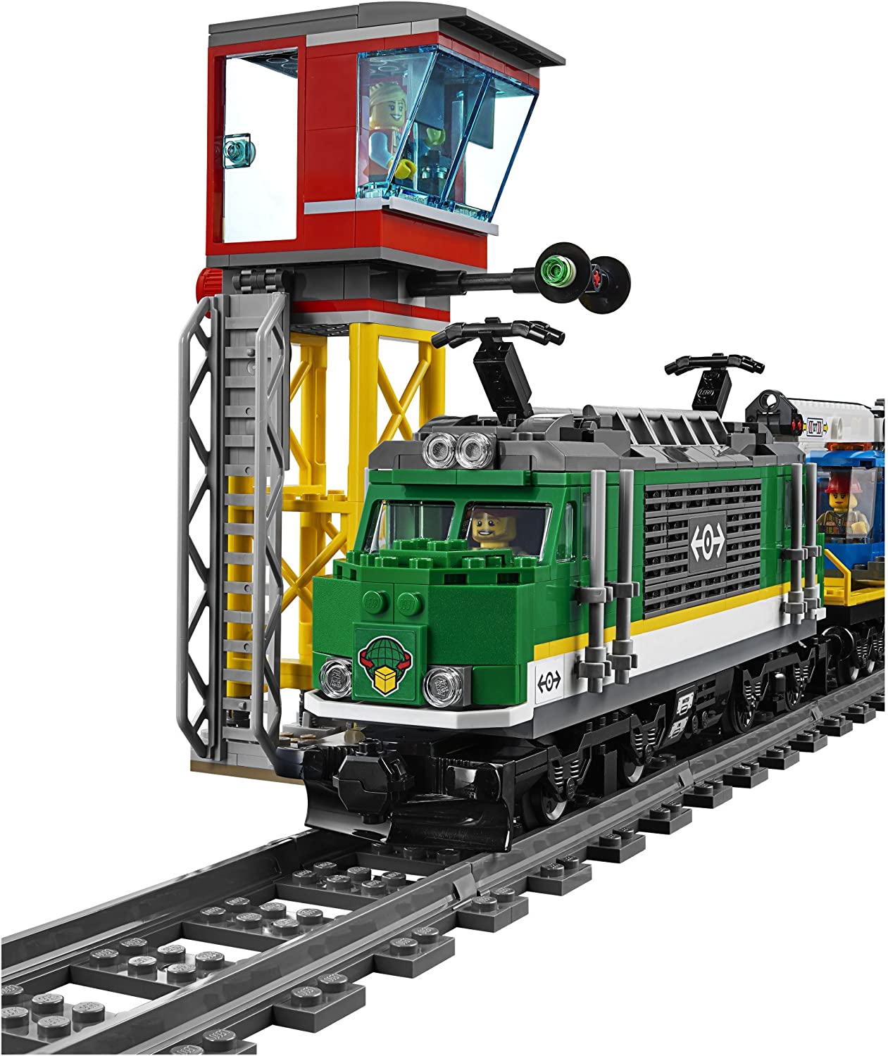 [HAPPY BRICKS] - LEGO  CITY - 60198 - CARGO TRAIN - XE LỬA CHỞ HÀNG HÀNG