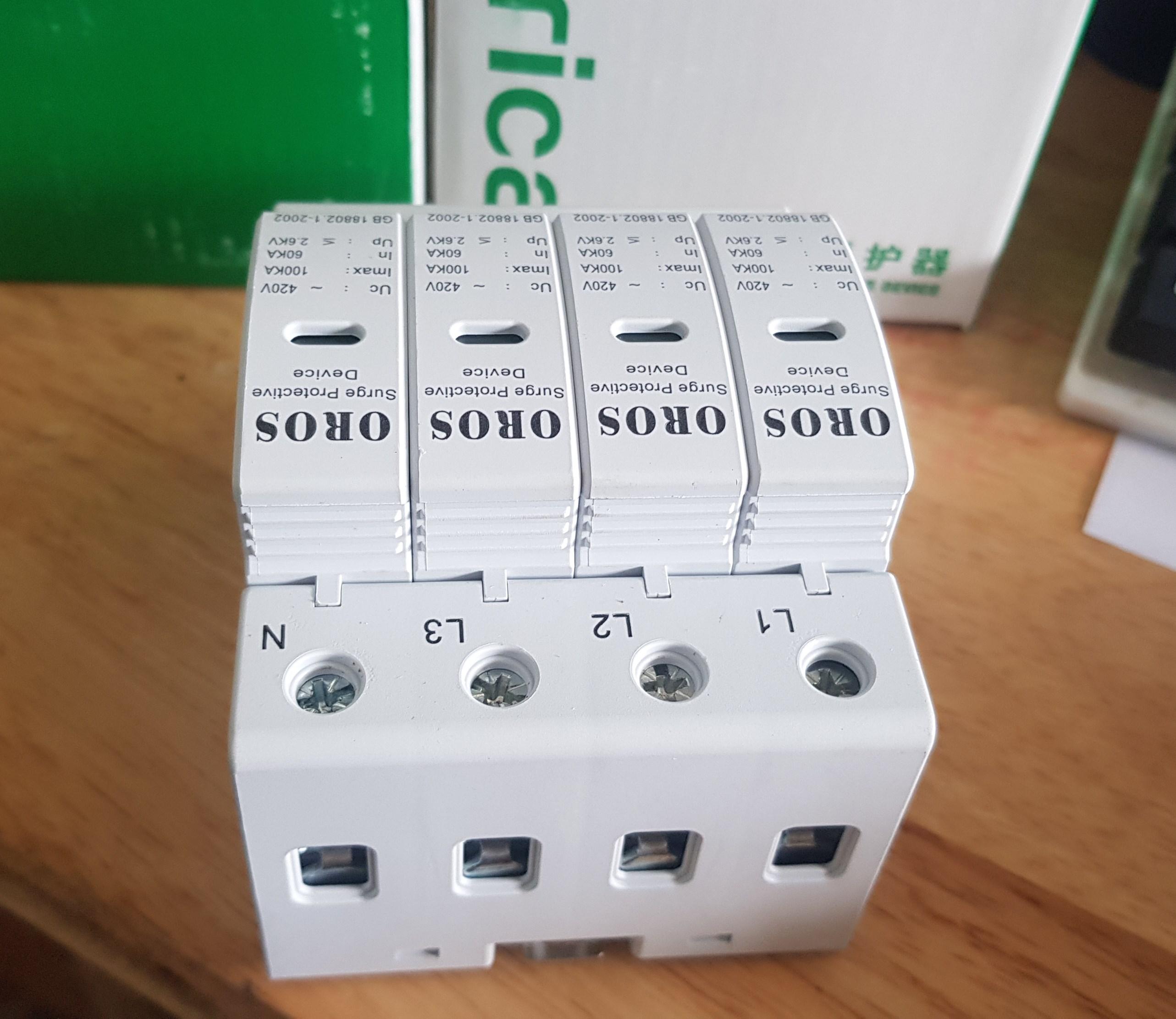 Thiết bị chống sét Cắt lọc sét 3 pha OROS 100KA