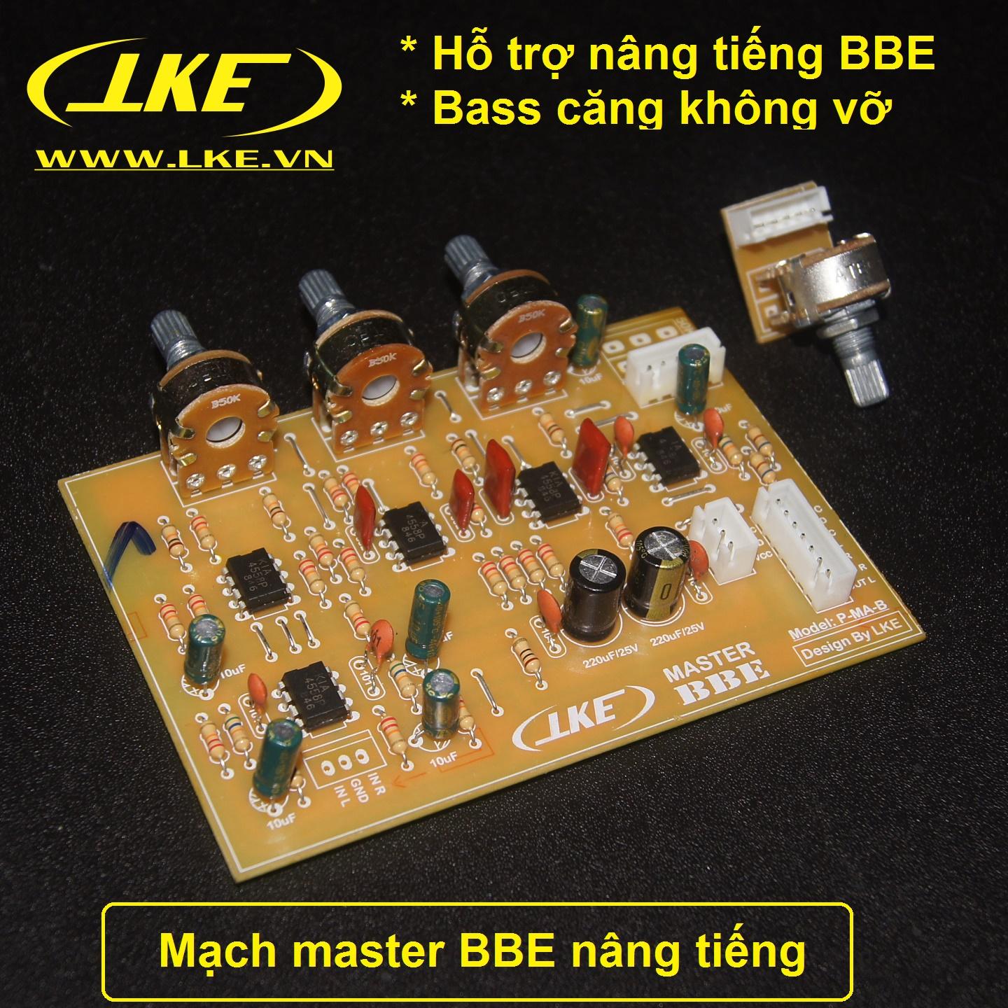 [HCM]Mạch master amply karaoke LKE hỗ trợ nâng tiếng BBE