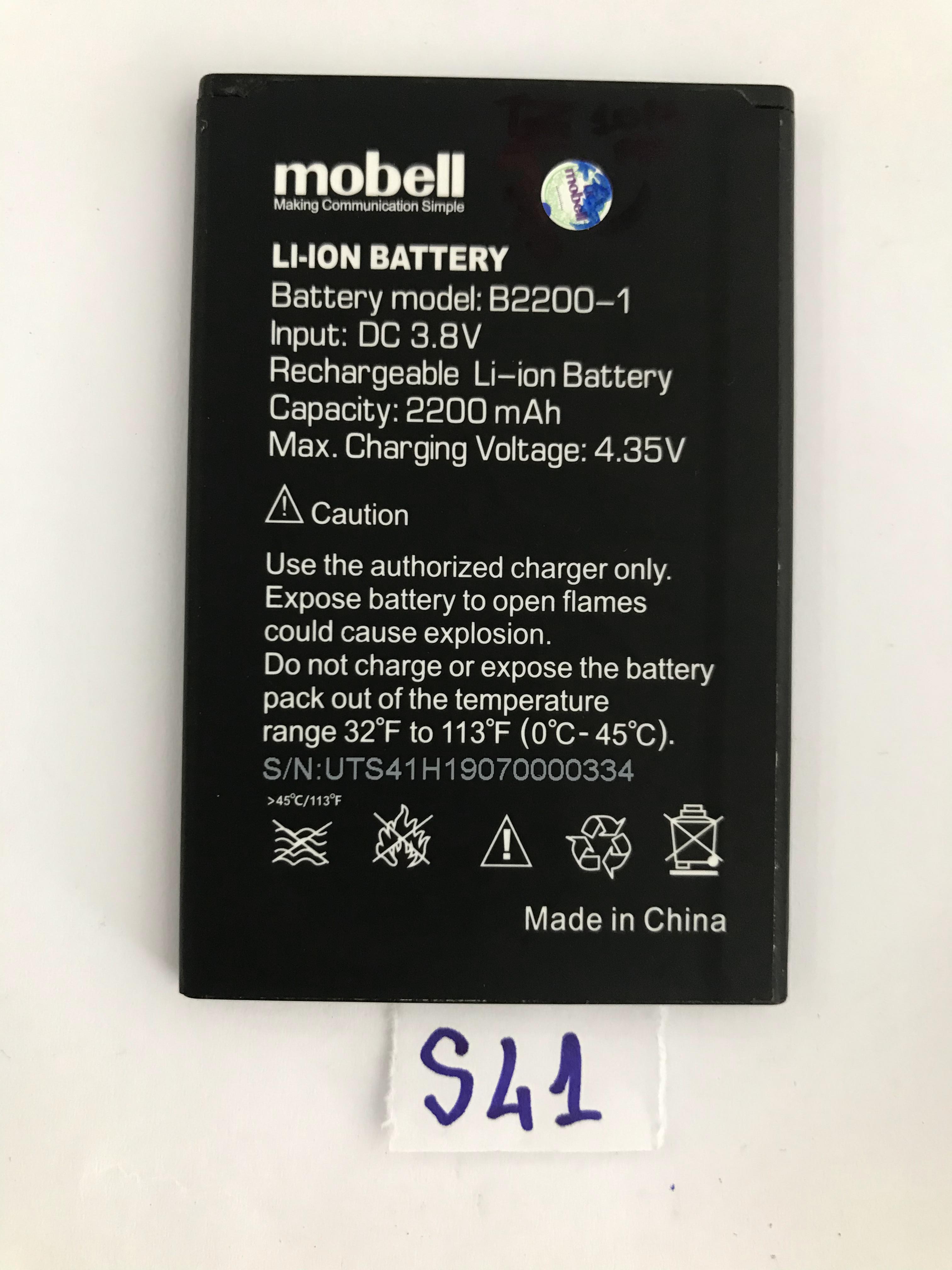 Pin Mobell S41 Chính Hãng