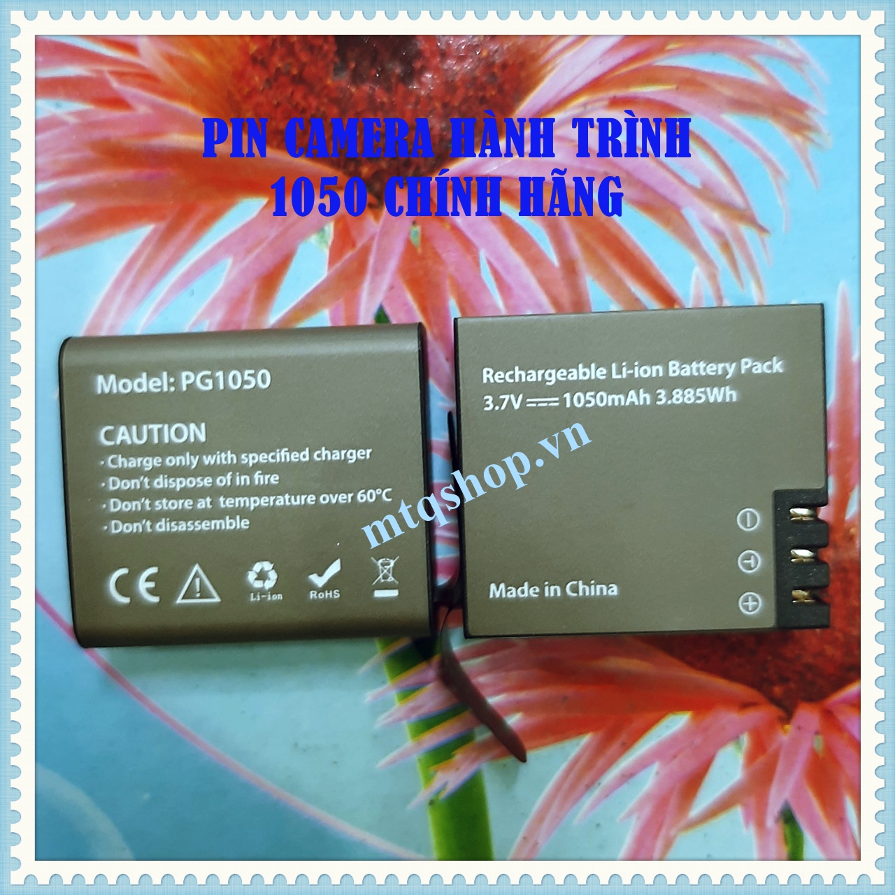 Pin camera hành trình 1050mah