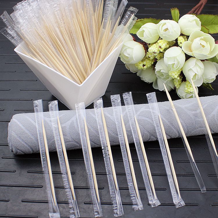 Tăm tre bọc GIẤY KRAFT TRẮNG xuất khẩu
