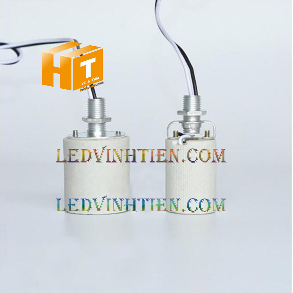 Đuôi đèn sứ E27, E14, cách điện tốt