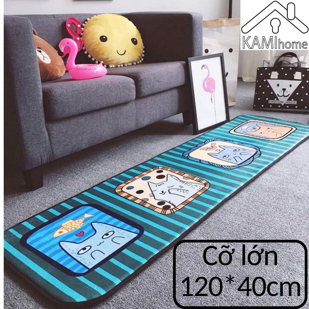 Thảm nhà bếp 120 x 40cm mã 27007a Thảm trải sàn lót sàn thảm lông chùi chân