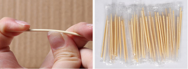 Tăm tre bọc GIẤY KRAFT TRẮNG xuất khẩu