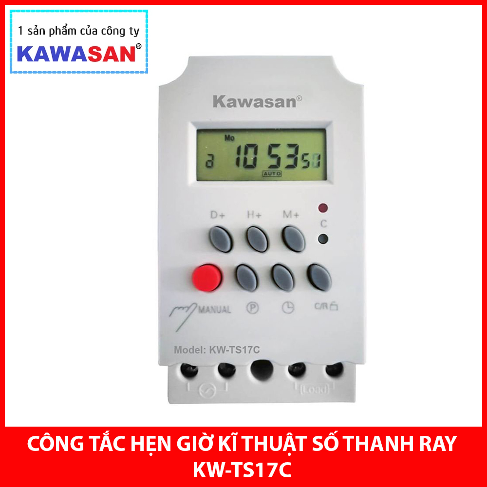 [HCM]CÔNG TẮC HẸN GIỜ KĨ THUẬT SỐ KW-TS17C