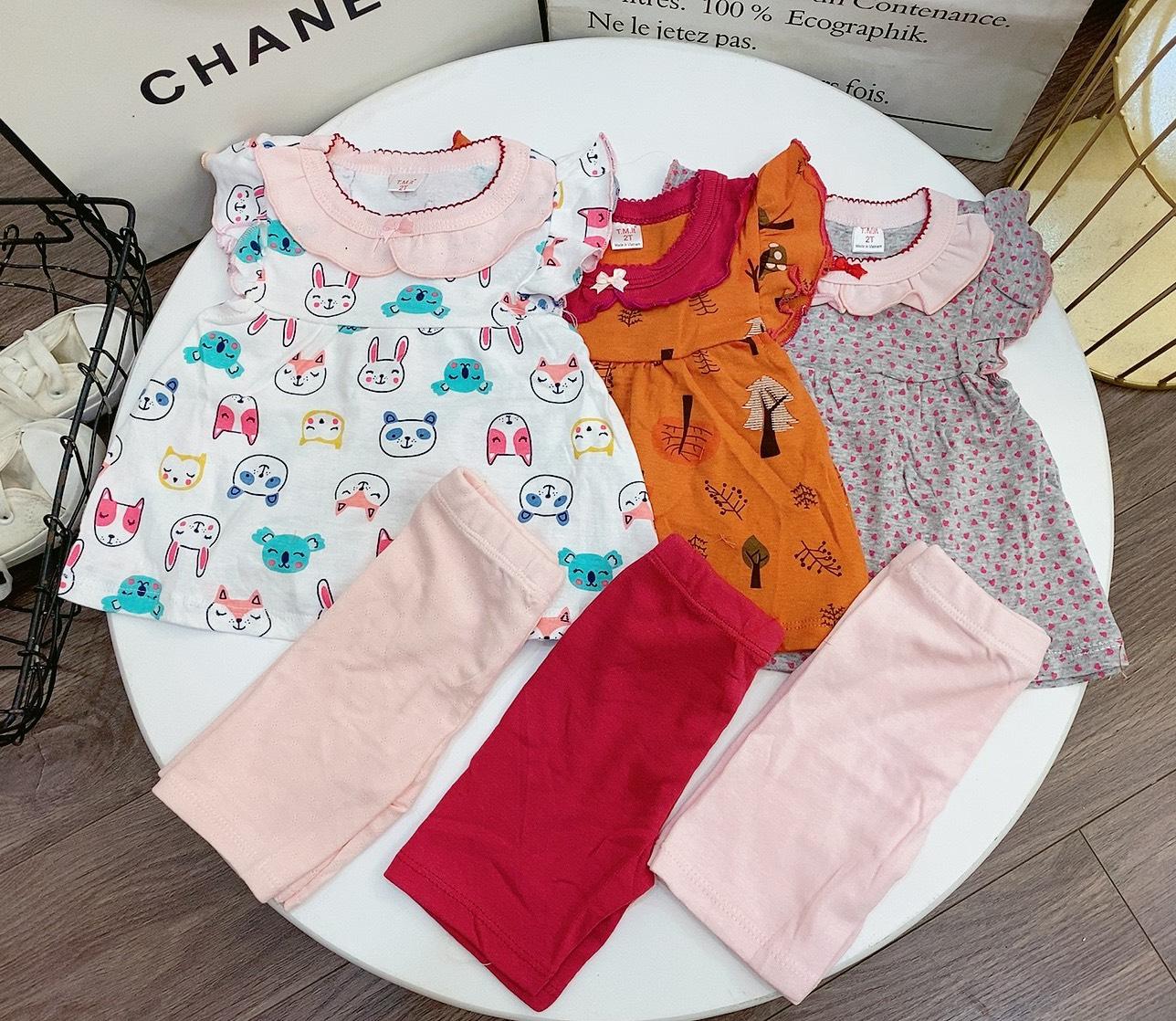 [HCM]Set bộ bé gái - Bộ bánh bèo bé gái (size nhỡ)